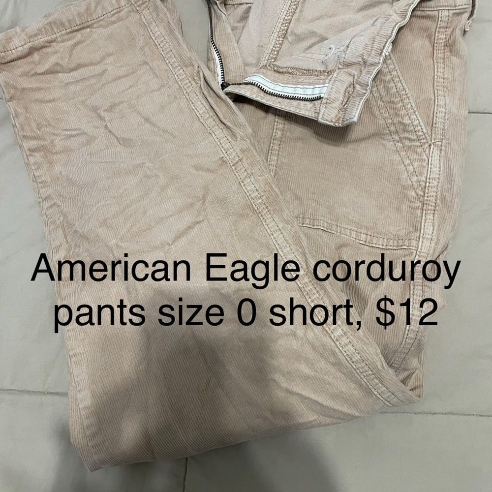 American Eagle Outfitters Tan Corduroy Pants